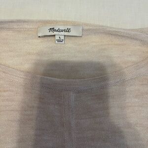 Madewell Light Tan Knit Top